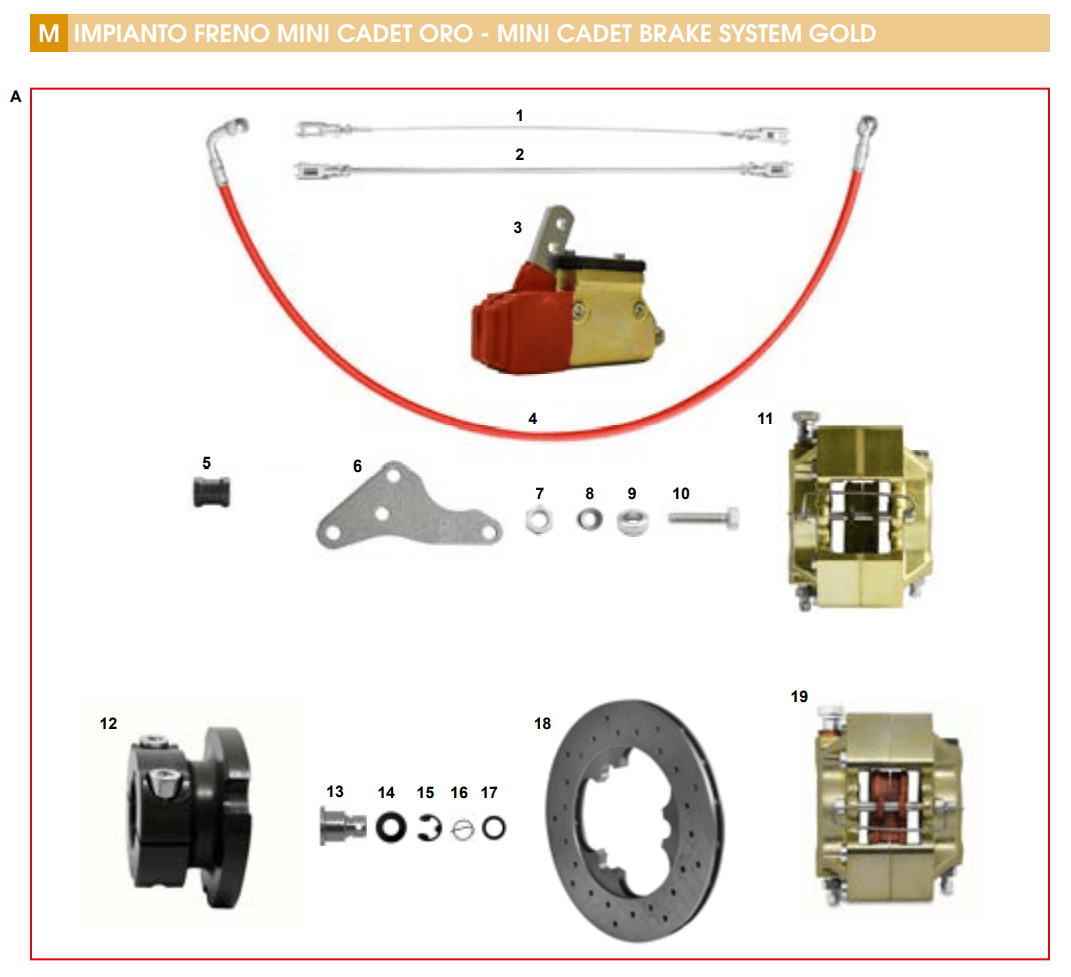 CRG système de frein Mini Cadet