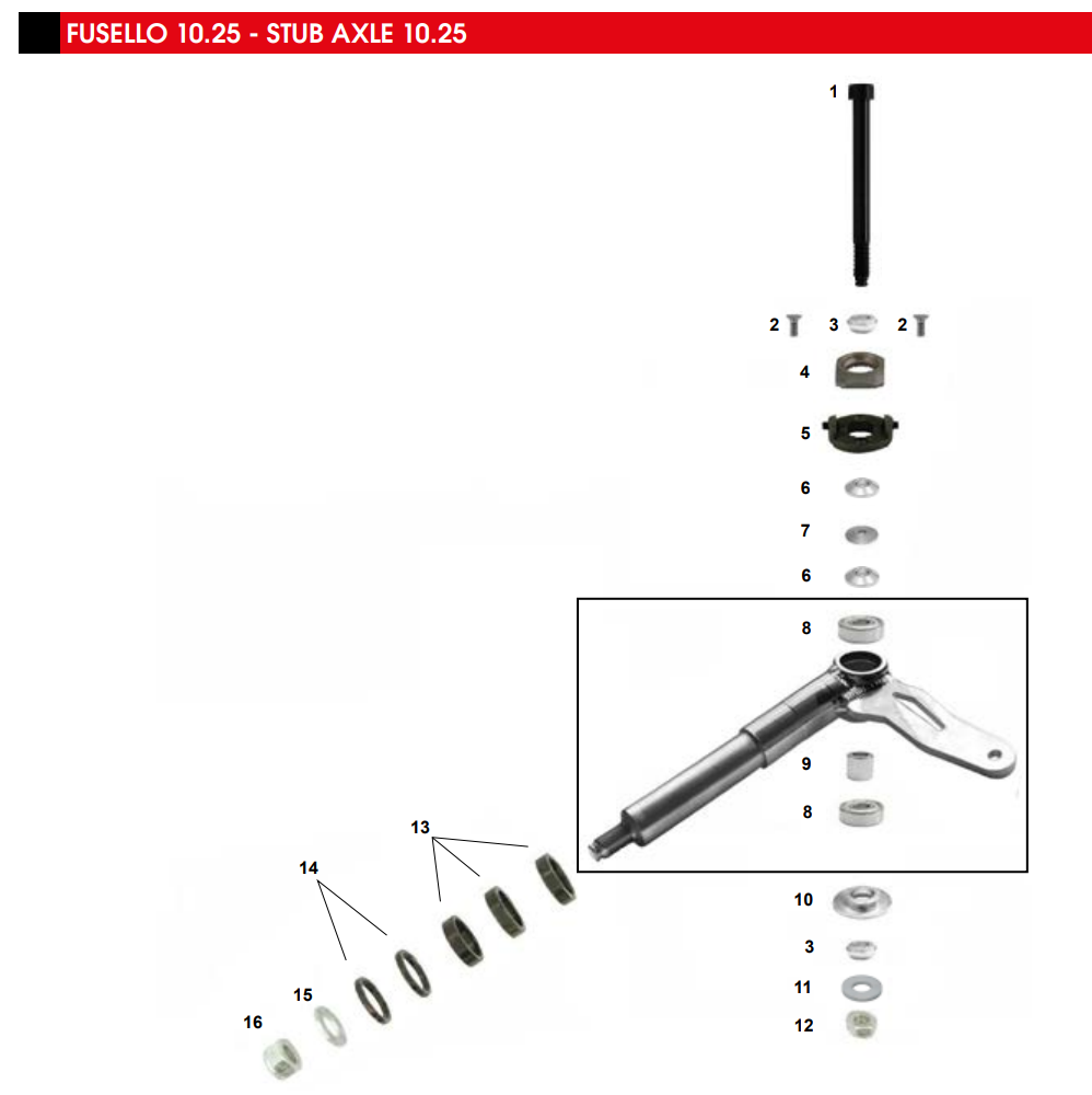 Accessoire fusée diam 10 karting CRG