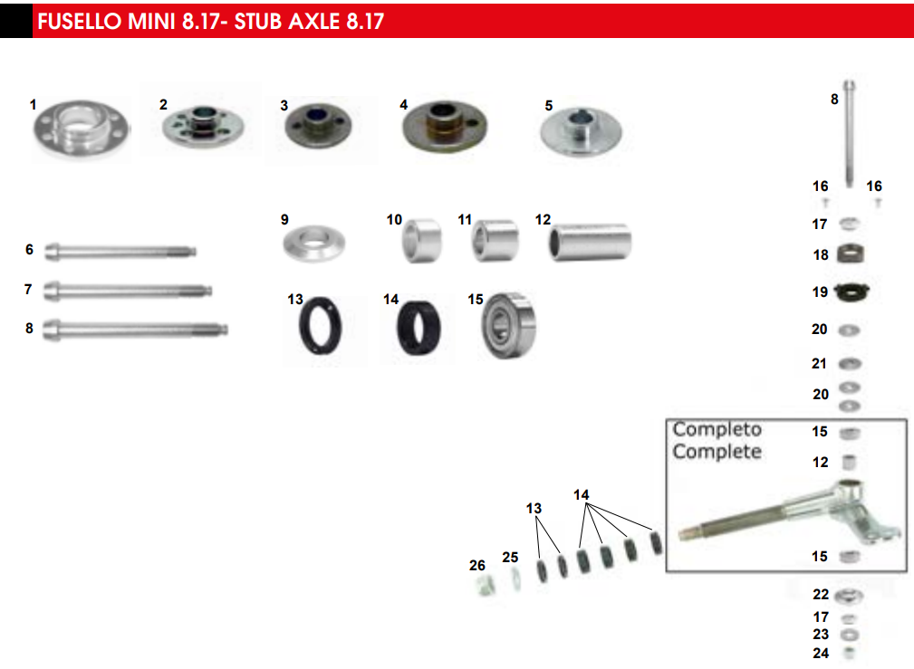 CRG fusée 8- 17 accessoires