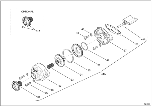 parilla reedster ok valve échappement éclaté renneskart